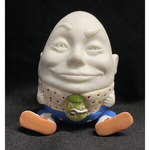 Vtg Humpty Dumpty Shelf Sitter 3”h NOS Dept. 56 Anthropomorphic Decor Egg Figure